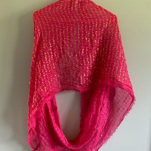 Infinity Scarf with messages such as "be happy" and "be bright"